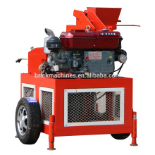 FL1-20 Hydraform compressed earth blocks making machines mud brick making machine with trailer